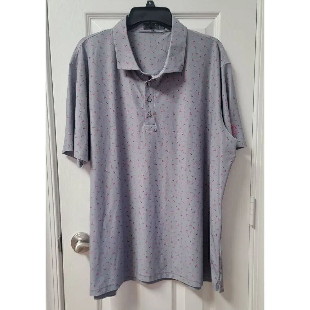 G/Fore Golf Floral Polo Shirt XXL